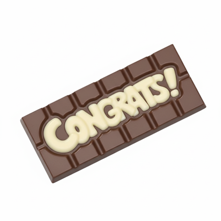 Cofanetto Sweet con 2 tavolette (scegli tu tra 7 scritte) + 6 rose