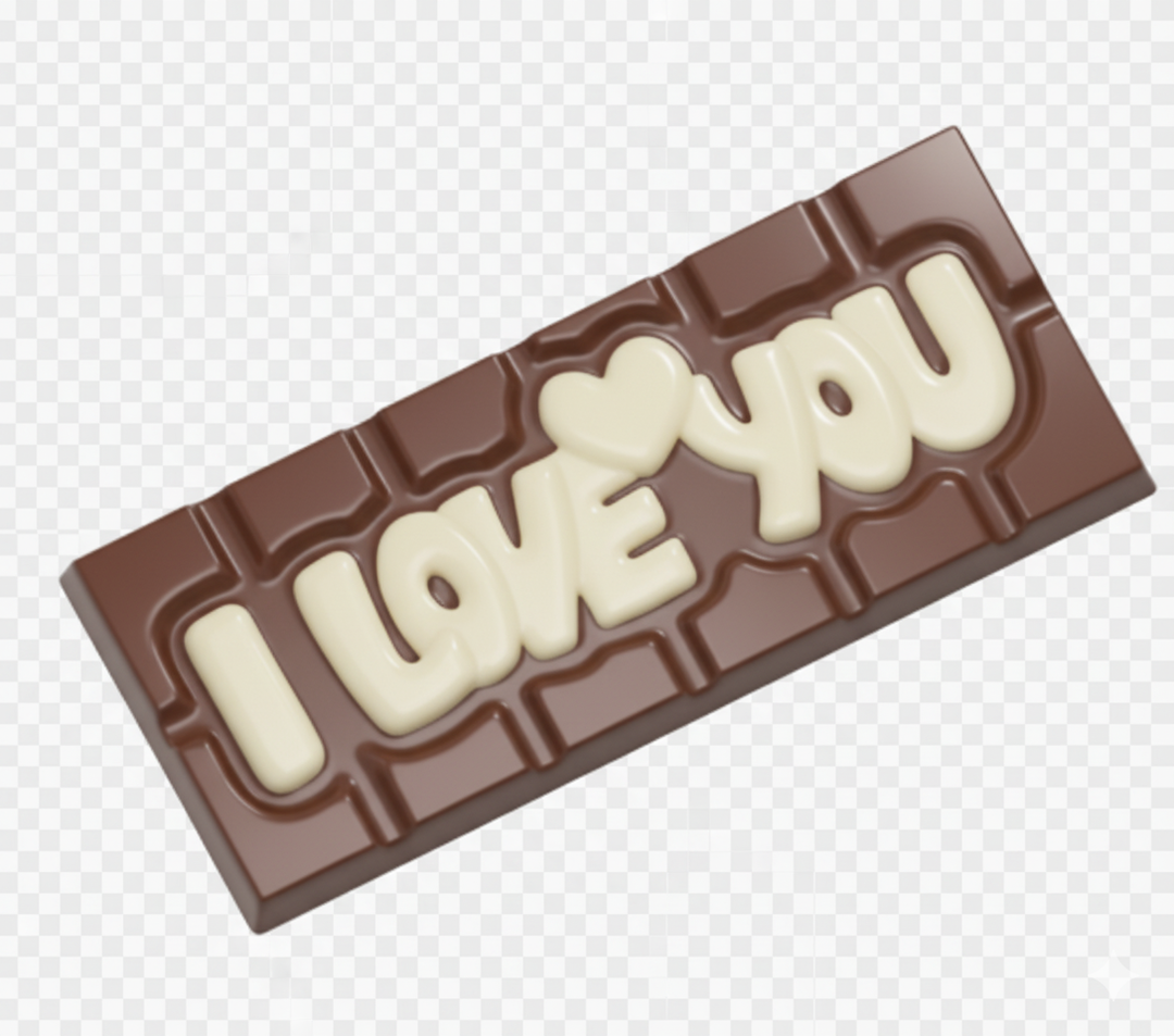 Cofanetto Sweet con 2 tavolette (scegli tu tra 7 scritte) + 6 rose