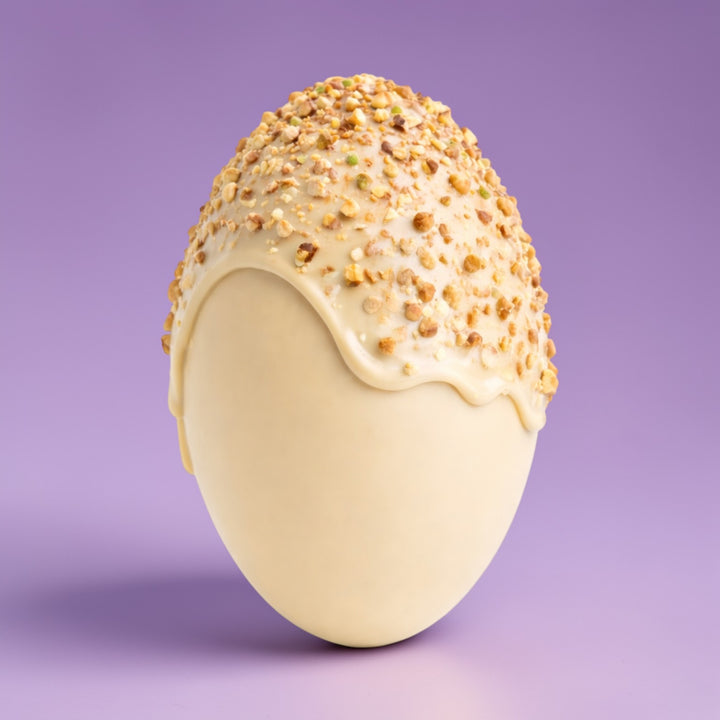 Uovo Golosone Nocciolato Bianco 330gr ripieno di Crema al Caramello Salato
