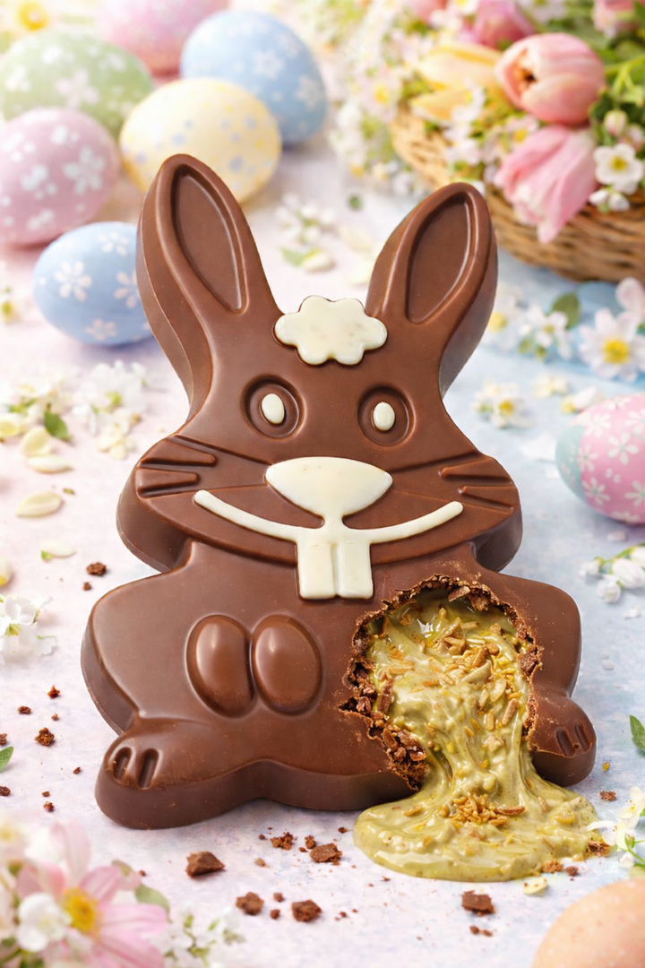 BOX PASQUA con 1 UOVO 3D + 1 CONIGLIO 3D RIPIENI