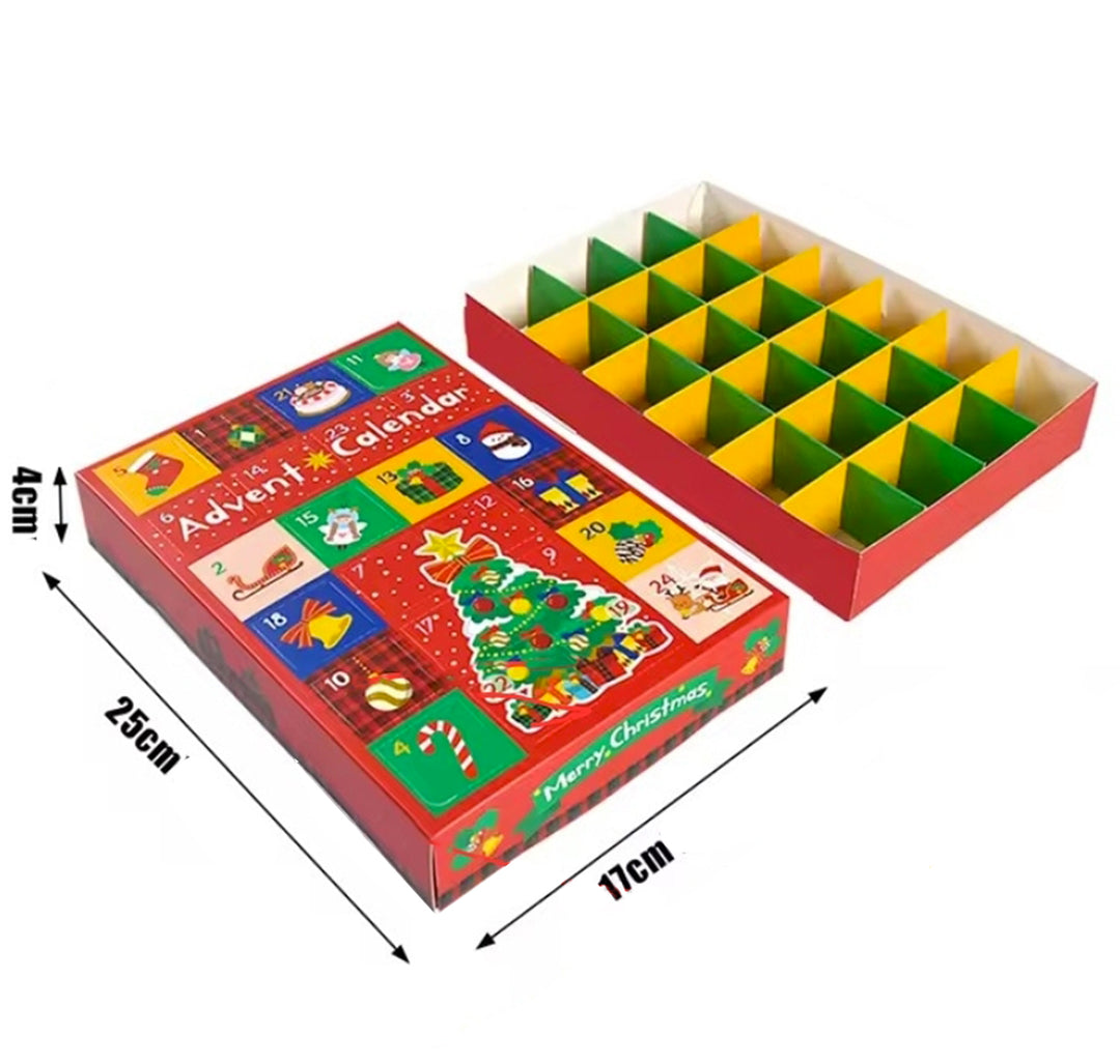 Calendario dell'Avvento con 24 cremine