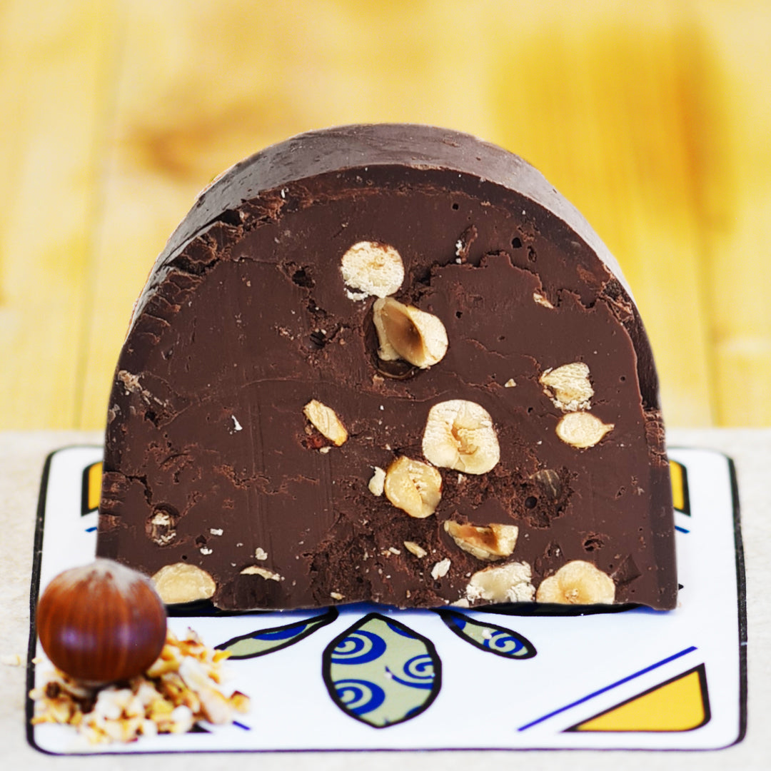 Torrone Cremoso con Cioccolato Fondente