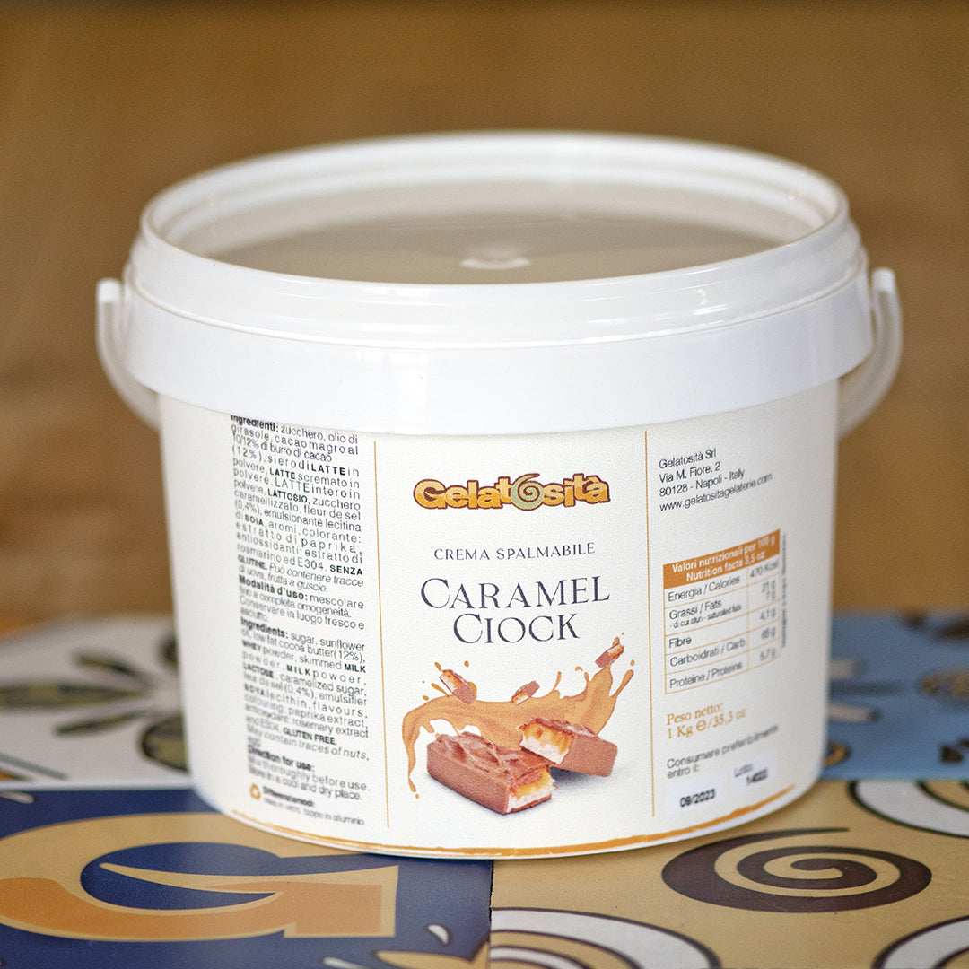 Ricarica Crema Caramel Ciock per "Fontana ChocoParty" 400g