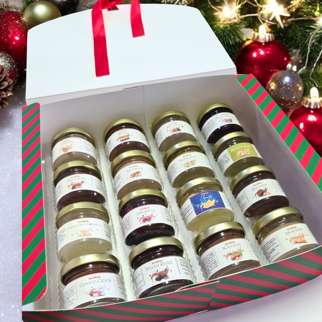 Cofanetto Babbo Natale con 16 creme da 30 gr