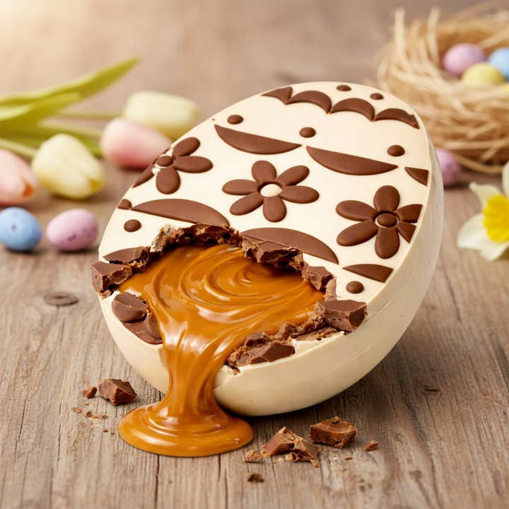 UOVO DECORATO 3D RIPIENO DI CREMA 580g