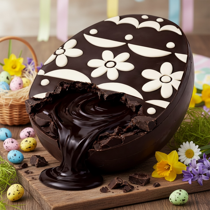 UOVO DECORATO 3D RIPIENO DI CREMA 580g