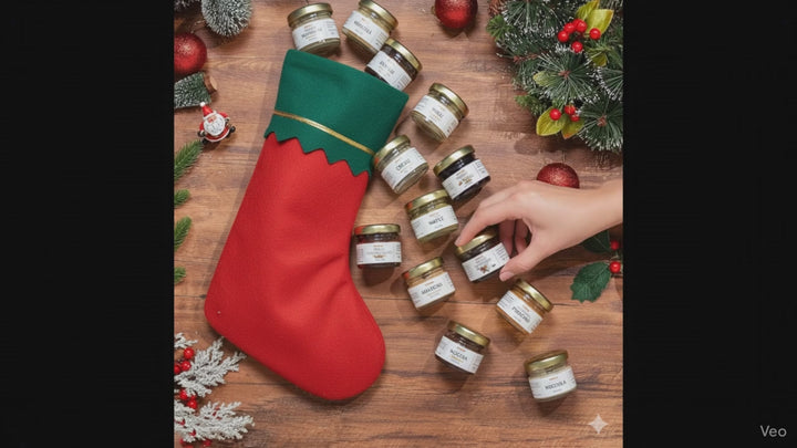 CALZA della BEFANA con 14 Creme da 30gr