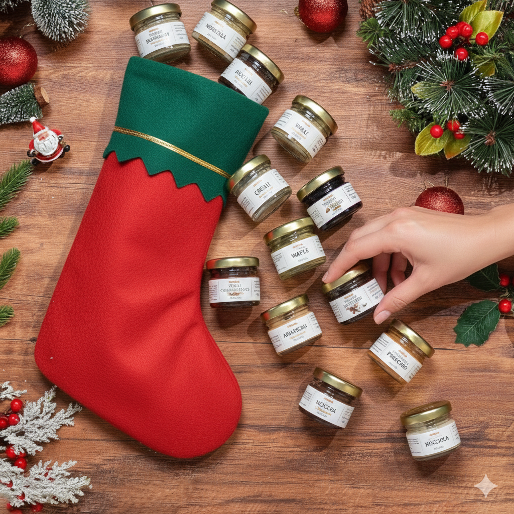 CALZA della BEFANA con 14 Creme da 30gr