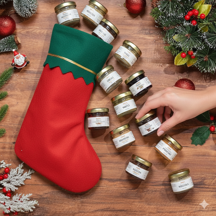 CALZA della BEFANA con 14 Creme da 30gr