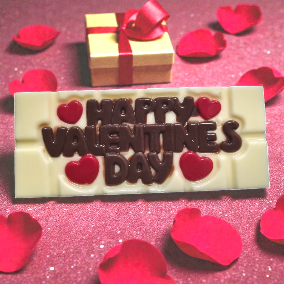 TAVOLETTA "Happy Valentine's Day" ❤️ - Cioccolato bianco 40gr