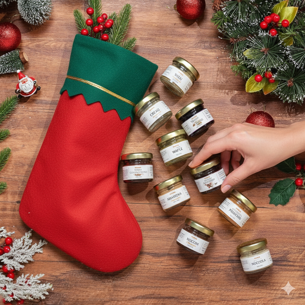 CALZA della BEFANA con 14 Creme da 30gr