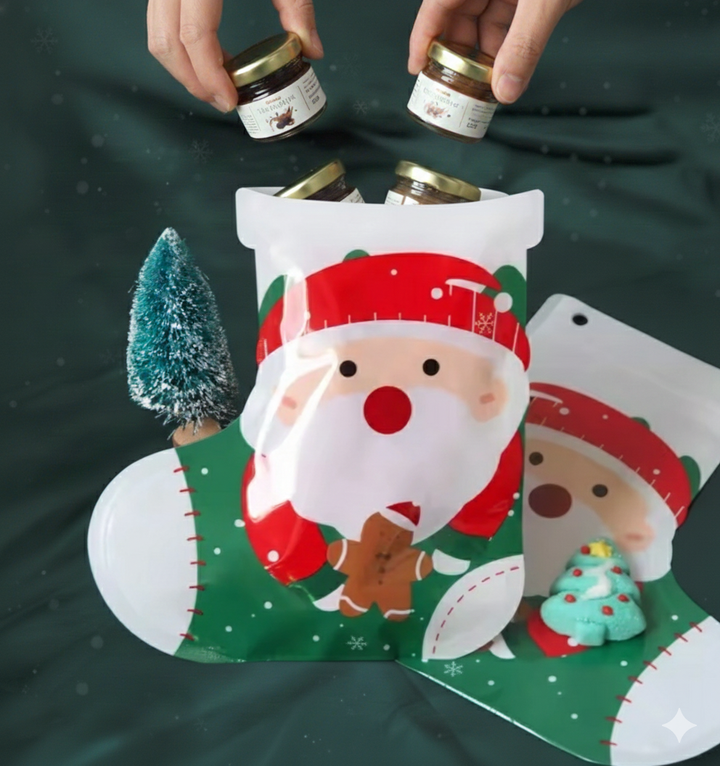 CALZA della BEFANA con 4 vasetti da 30gr