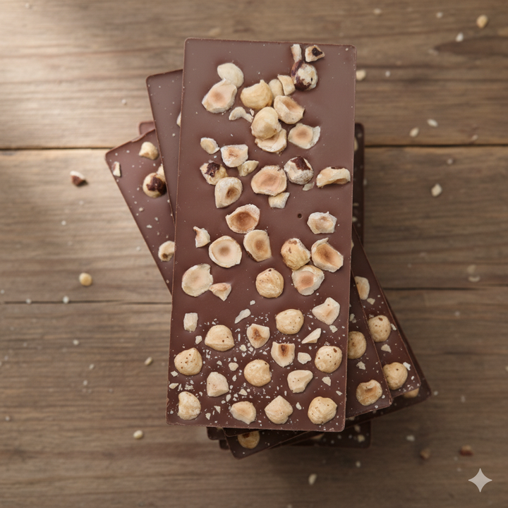 TAVOLETTA al Latte con granella Nocciola 120 gr