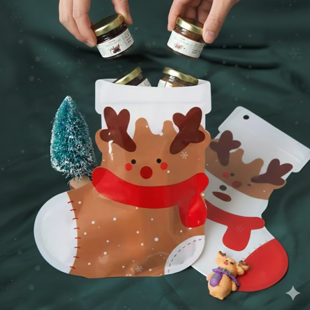 CALZA della BEFANA con 4 vasetti da 30gr