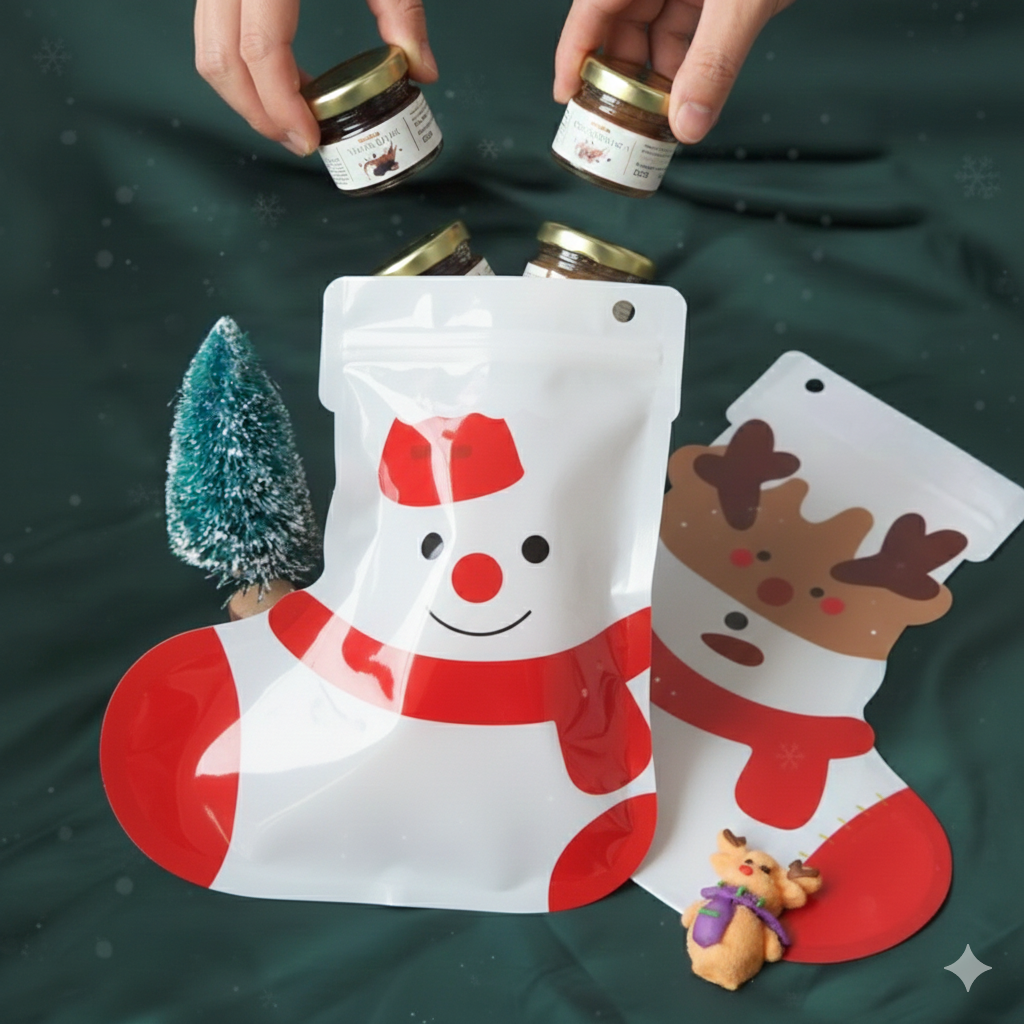 CALZA della BEFANA con 4 vasetti da 30gr