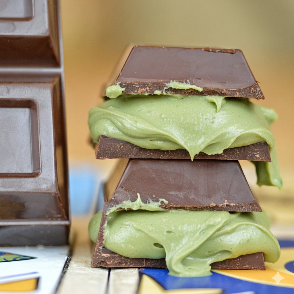 LINGOTTO fondente ripieno di crema Pistacchio 200 gr