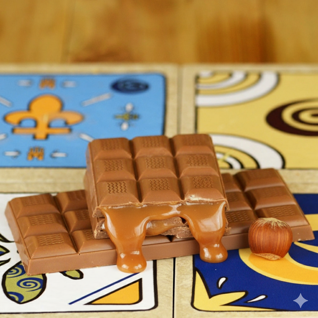 TAVOLETTA al Latte ripiena di crema Caramello salato 120 gr