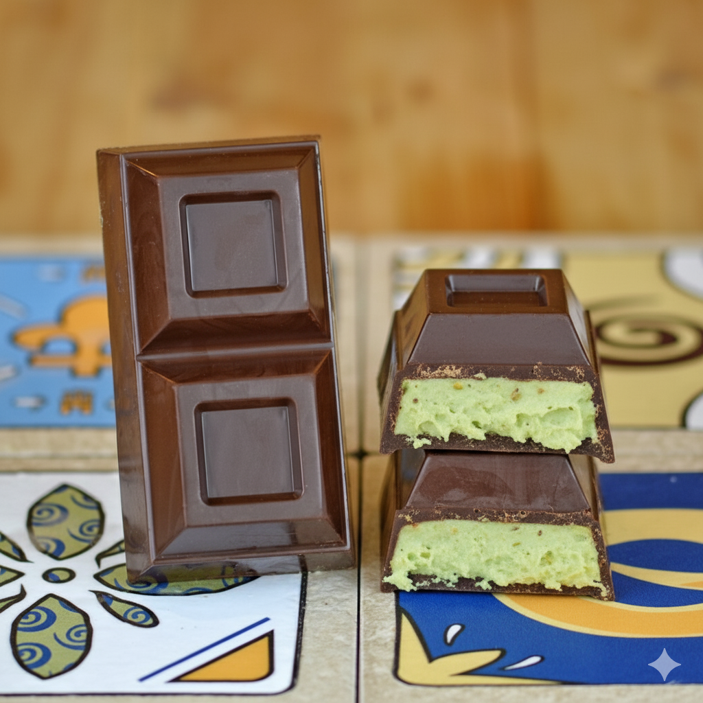 LINGOTTO fondente ripieno di crema Pistacchio 200 gr