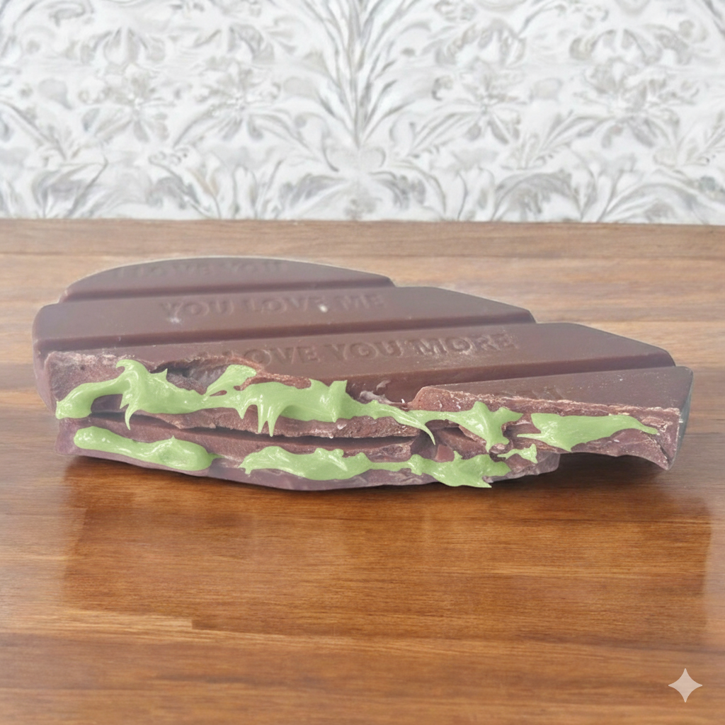 Cuore barretta ripieno di crema 90g