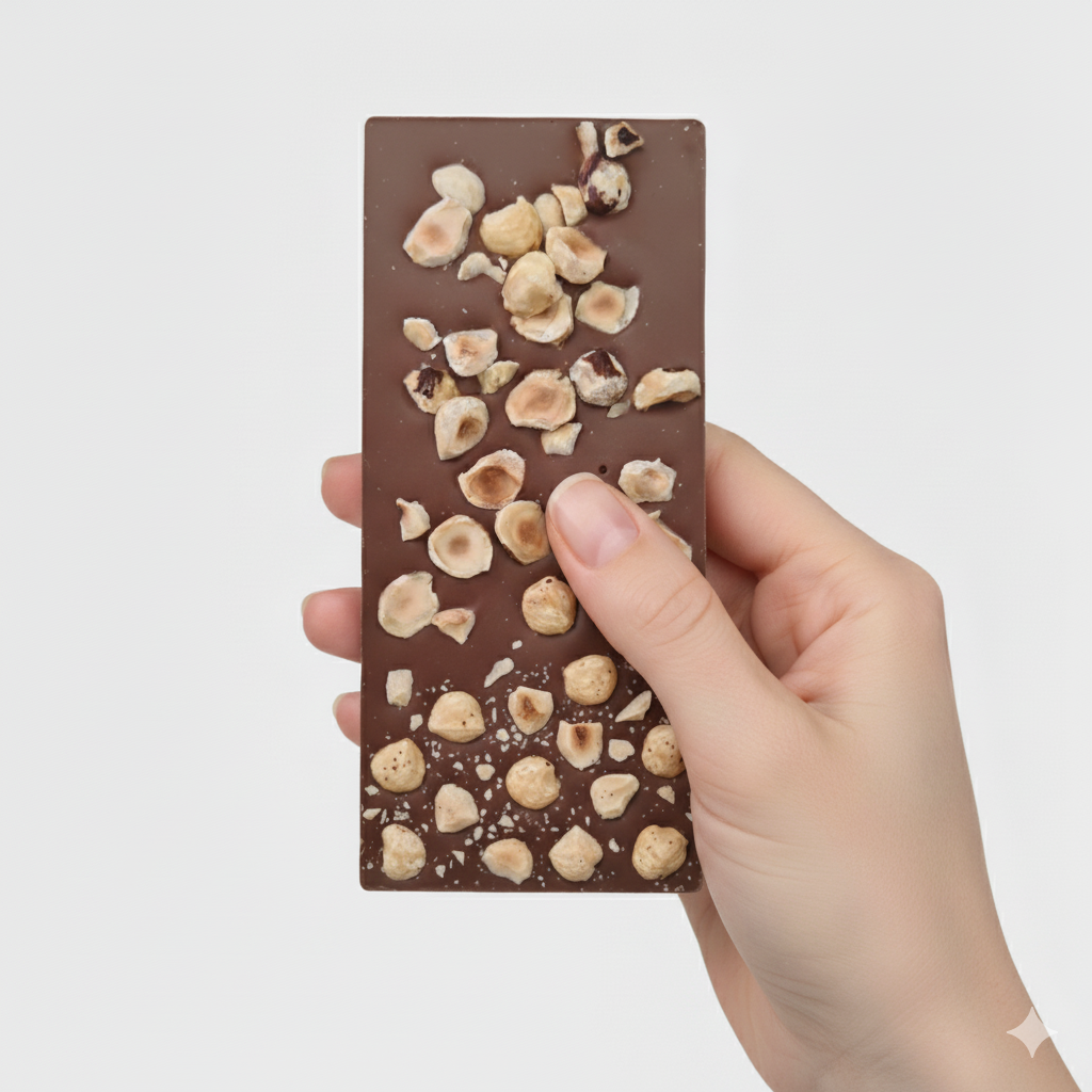 TAVOLETTA al Latte con granella Nocciola 120 gr