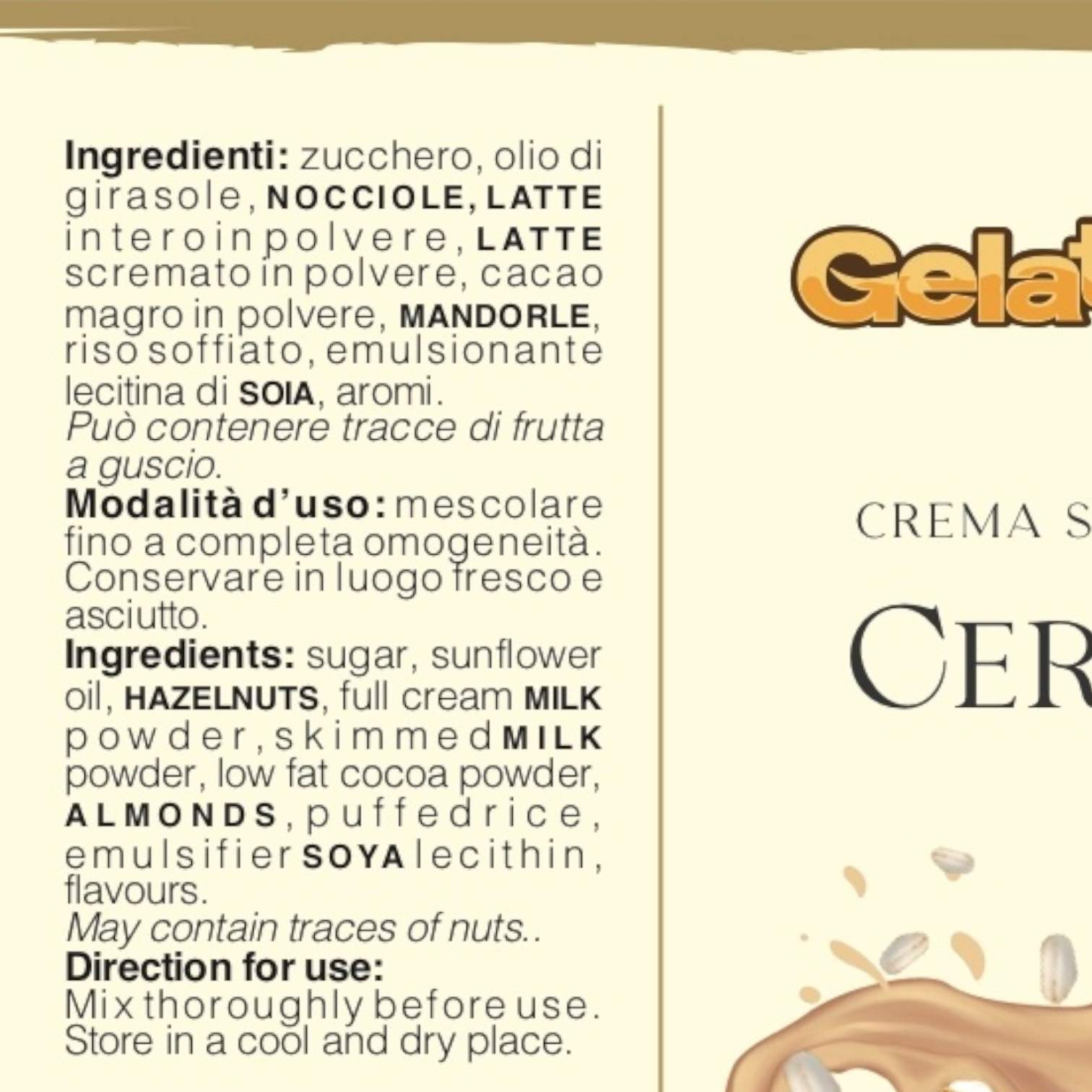CEREALI-Gelatosità-Cereali