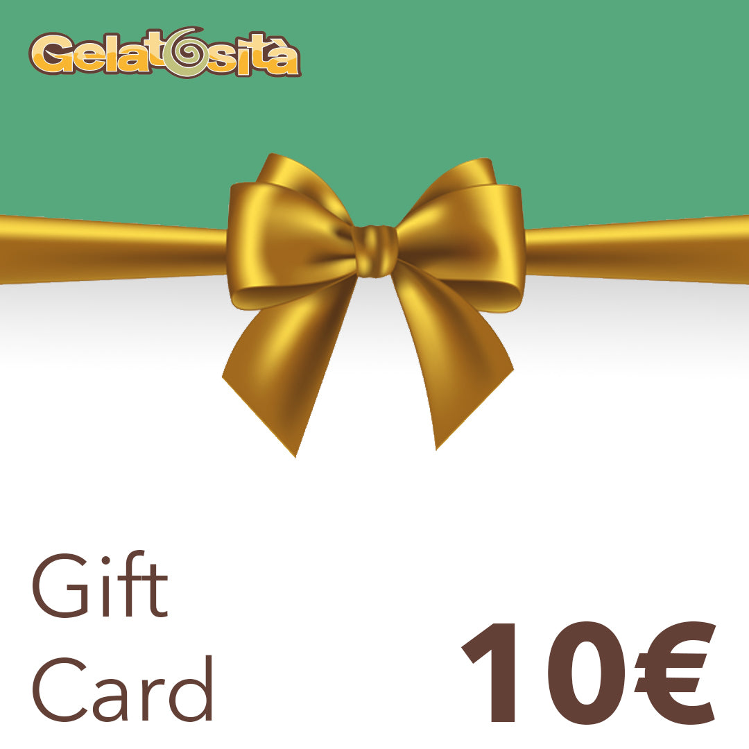Gift Card Buono Regalo Virtuale a partire da 10€ su Gelatosita.it