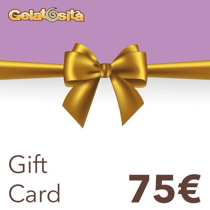 Gift Card Buono Regalo Virtuale a partire da 10€ su Gelatosita.it