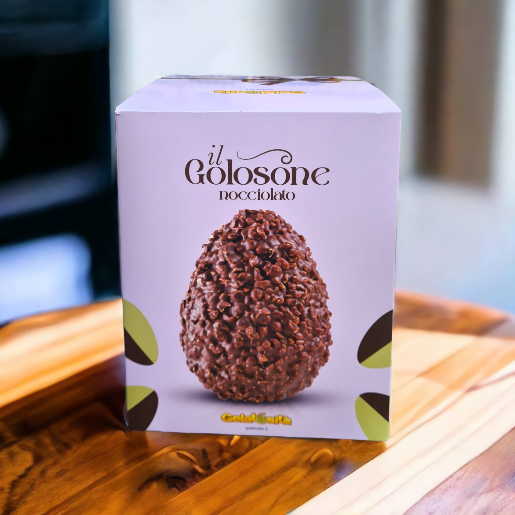 UOVO GOLOSONE NOCCIOLATO AL LATTE ripieno di Crema Muybuen